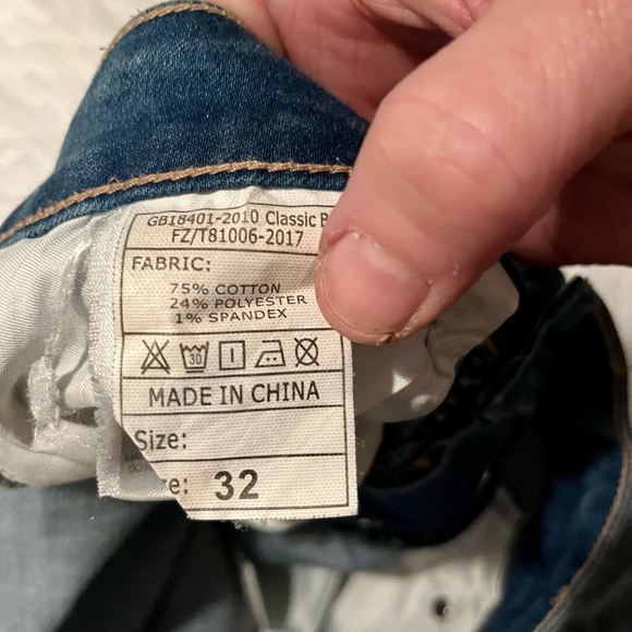 Unbranded Distressed Jeans with zippers - Picture 4 of 4